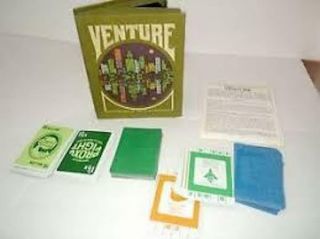 Vintage Venture Game 70 ' s Era Card Big Business Financial Empire 3M Gamette 2