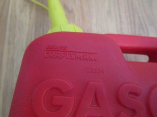 Vintage Craftsman 1 Gallon 6 Oz Vented Gas Can Model 33624 (Made by Chilton) 6