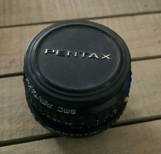 Vintage Smc Pentax A 50mm 1:2 F/2 Lens