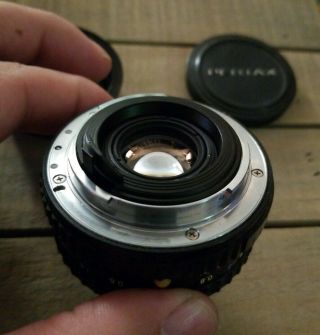 Vintage SMC Pentax A 50mm 1:2 f/2 Lens 5