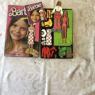 Vintage Mattel Barbie Colorforms Dress Up,  Toy Kit Set From 1977.