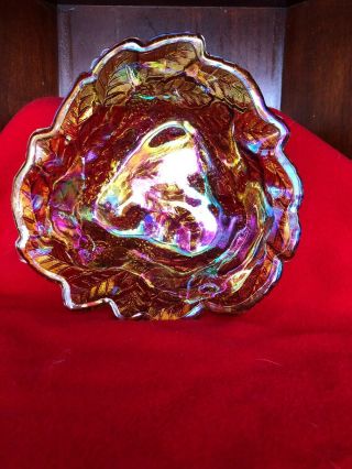 Vintage Carnival Decorative Glass Bowl
