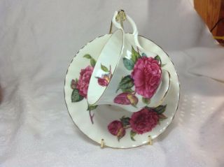 Vintage Royal Albert Fine Bone China - Tea Cup & Saucer Old English Rose