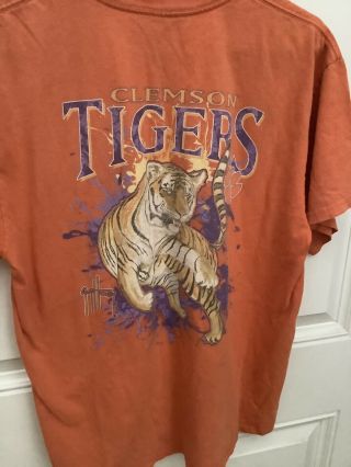 Vintage Guy Harvey,  Clemson Tigers T - Shirt Size Large
