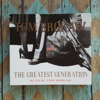 The Greatest Generation Audio Cd Tom Brokaw Wwii Great Depression Vintage 1998