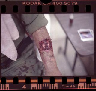 Ha10c Vintage Day Of The Dead George Romero Movie Film Makeup Art Negative Photo