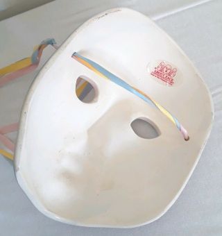 Vintage Clay Art San Francisco About Face Ceramic Wall Mask Lady (USA) 3