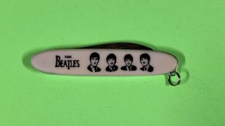 Vintage 1964 Beatles 2 - Blade Pocket Knife John Paul George Ringo