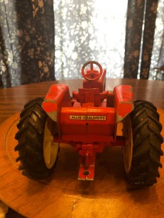 ERTL 1/16 Scale ALLIS CHALMERS ONE - NINETY 190 Farm Toy Tractor Vintage Die Cast 4
