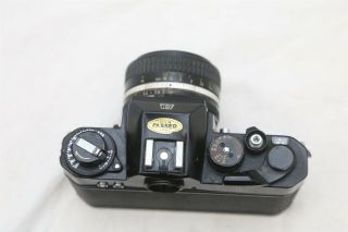 Vintage Nikon EL2 35mm Film SLR Camera w/ 50mm Nikkor f/1.  8 Lens - 3