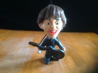 Vintage The Beatles Paul Mccartney Doll W/ Instrument
