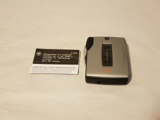 Vintage Ge 3 - 5369b Portable Cassette Player Voice Recorder Avr Fully Euc