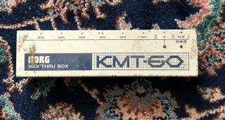 Vintage Korg Kmt - 60 Midi Thru Box