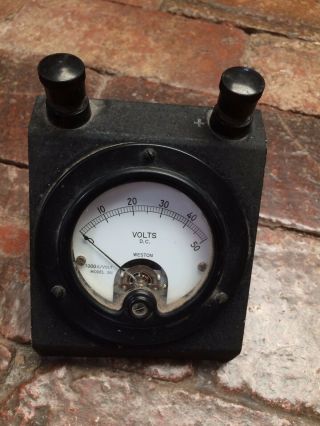 3 Vintage DC Meters Milliamp,  Microamp,  Volt - Metal Case Lab Unit,  extra Case 3