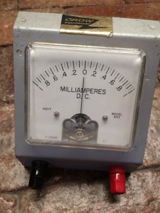 3 Vintage DC Meters Milliamp,  Microamp,  Volt - Metal Case Lab Unit,  extra Case 4