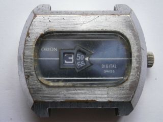Vintage Gents Jump Hour Wristwatch Orion Mechanical Watch Spares Repair