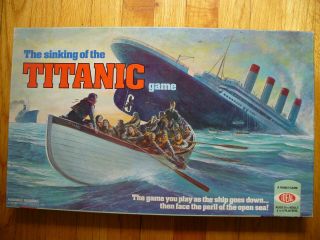 Vintage Sinking Of The Titanic Board Game By Ideal 1976 Complete