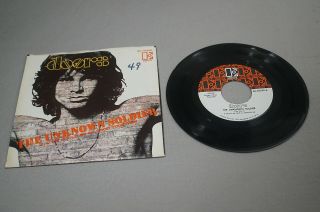 Vintage 45 Rpm Record - The Doors The Unknown Soldier