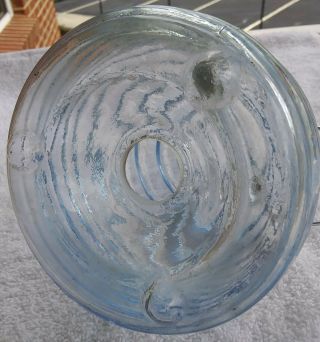 ANTIQUE VINTAGE BLUE GLASS FLY BEE WASP BUG INSECT TRAP CATCHER 5