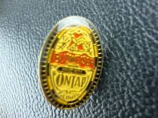 Vintage Budweiser Beer On Tap Lapel Pin King Of Beers St Louis