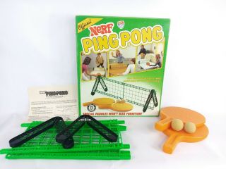 Official Nerf Ping Pong 1982 No.  0273 Parker Brothers Vintage Game