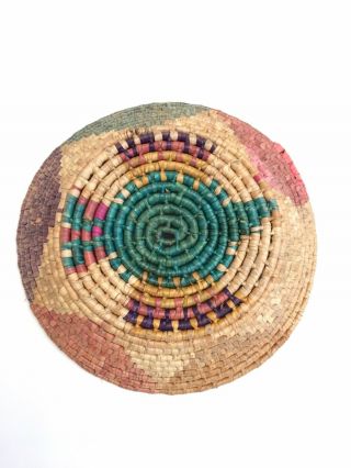 Vintage Wicker Rattan Boho Woven Basket Wall - Sea Grass - multicolored 2