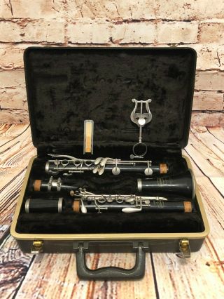 Selmer Bundy 577 Resonite Clarinet & Case Musical Horn Instrument Vintage