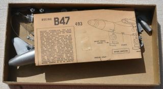 Vintage 1960 ' s Aurora 493 - 50 Boeing B - 47 B47 Stratojet Bomber Military Toy Model 2