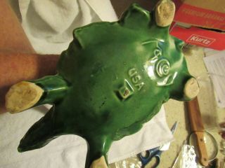 Vintage McCoy Turtle Art Pottery Planter Figure Vase Watering Can 5