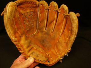 Vintage Mizuno Mt360l Flex Palm Right - Hand Leather Fastback Baseball Glove