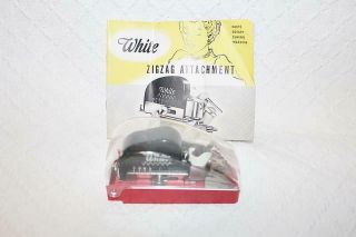 Vintage White Decorative Zigzagger Sewing Machine Attachment With Instructions