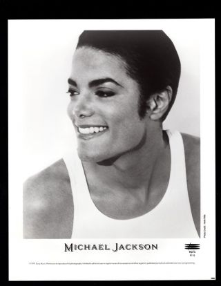 Vintage Michael Jackson 1991 Ltd Edition Promo Photo 8x10