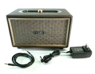 Tewell T - 1 Retrorock Bluetooth 24w Vintage Speaker With 3.  5mm Aux