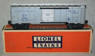Vintage Postwar Lionel No.  6464 - 1 Wp Western Pacific Boxcar
