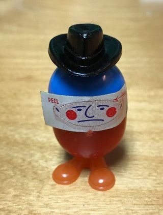 Vintage Vending Machine Prize Toy Put Together Capsule Man W/ Hat And Feet 9