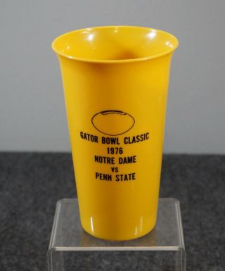 Vtg 1976 Gator Bowl Classic Notre Dame Vs Penn State Football Game Souvenir