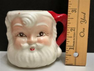 Vintage Santa Claus Mug Ceramic Japan Hand Painted