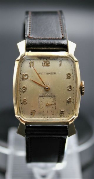 Vintage Wittnauer Mechanical 10k Gold Filled Men 
