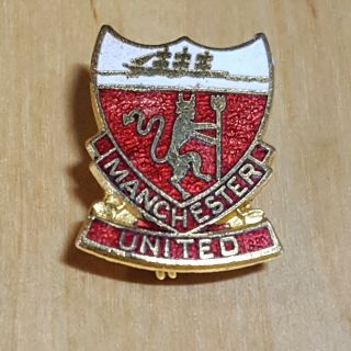 Vintage Manchester United Football Club Maker By Coffer Badge