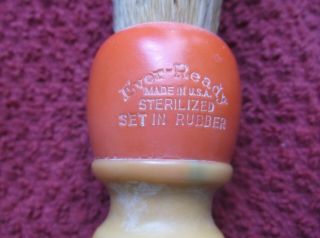 Vintage Old Ever - Ready Shaving Brush Set In Rubber