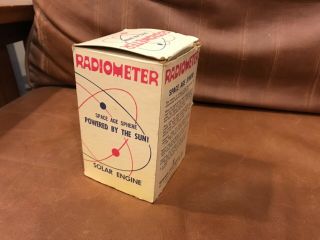 Vintage 1960s Radiometer Space Age Sphere w/ box 7