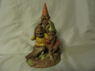 Vintage The N.  O.  Evels Gnomes Resin Figurine By Tom Clark 43 1984 Retired 1993