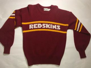 Vintage 80s Nfl Pro Line Cliff Engle Washington Redskins Sweater Adult M Usa