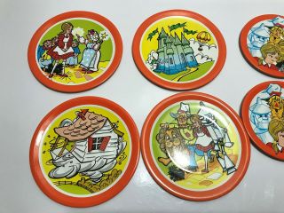 Vintage Ohio Art Childs Metal Play Dishes Plates,  The Wizard of Oz 2