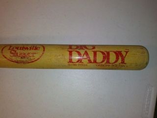 Vintage Louisville Slugger Big Daddy 125e 34 " Slow Pitch,  Softball Wood Bat