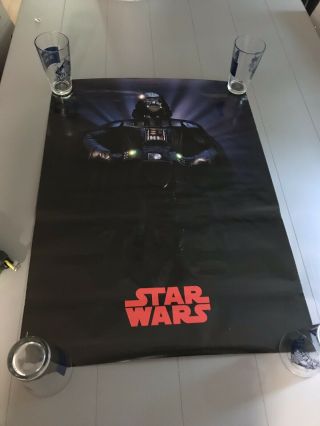2 Rare Vintage Star Wars Darth Vader Posters