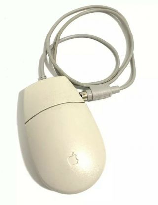 Vtg Apple Desktop Bus Ball Mouse Ii 2 M2706 Ps/2 Wired Macintosh Single Button