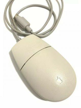 Vtg Apple Desktop Bus Ball Mouse II 2 M2706 PS/2 Wired Macintosh Single Button 5