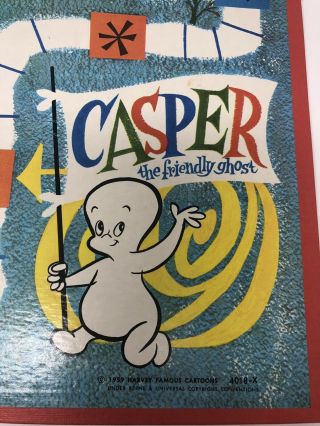 Casper the Friendly Ghost 1959 Board Game Vintage Milton Bradley 3
