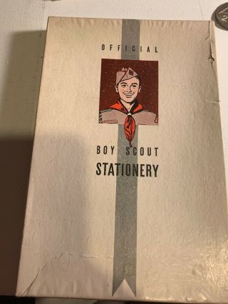 Vintage Official Boy Scout Stationery Set
